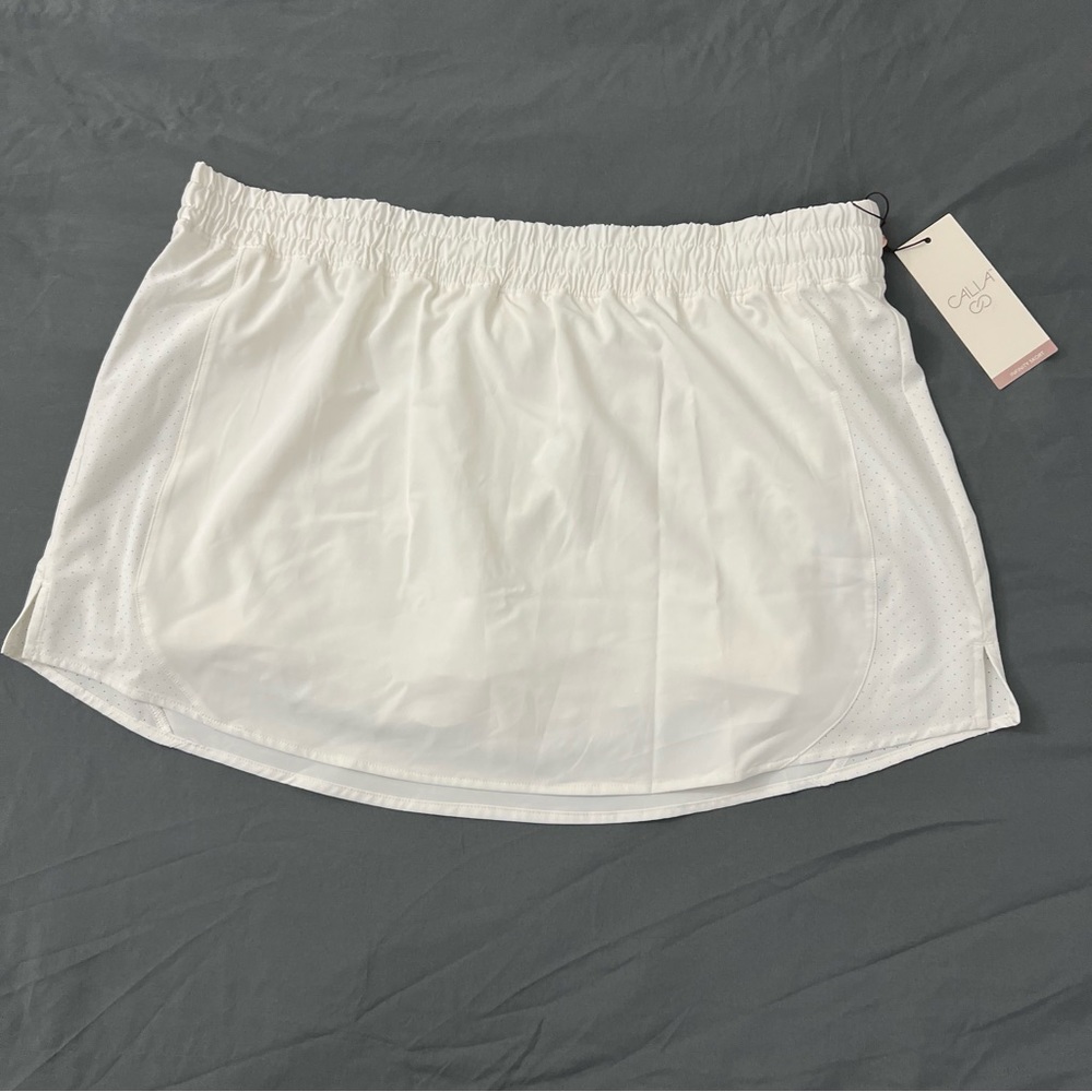 NWT CALIA XL WHITE MID‎ RIS INFINITY SKORT